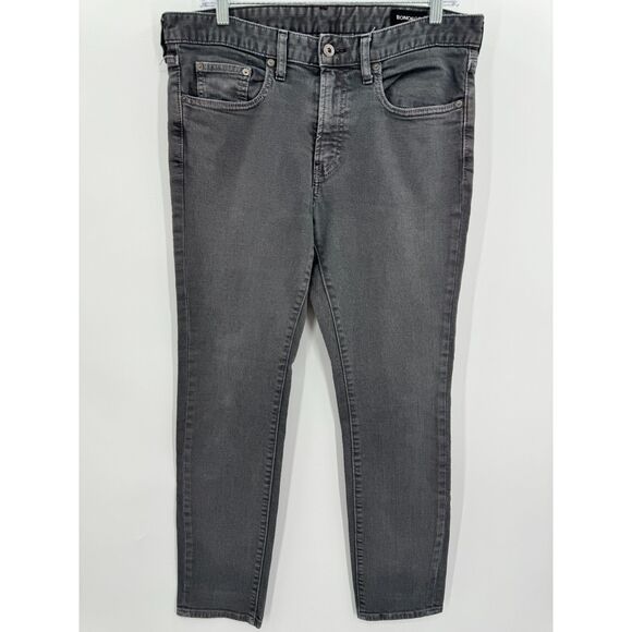 BONOBOS Gray Skinny Jeans Size 33x30 - Picture 1 of 7